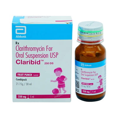 Claribid 250mg Ds Bottle Of 30ml Dry Suspension
