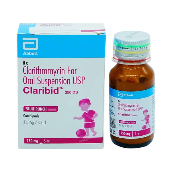 Claribid 250mg Ds Bottle Of 30ml Dry Suspension