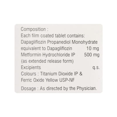 Dapagza M 10/500 Strip Of 10 Tablets