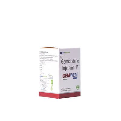 Gemwem 1000mg Dry Vial Of 1 Powder For Injection