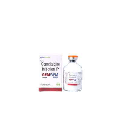 Gemwem 1000mg Dry Vial Of 1 Powder For Injection
