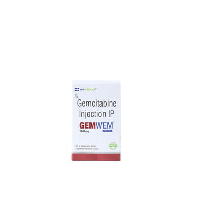 Gemwem 1000mg Dry Vial Of 1 Powder For Injection