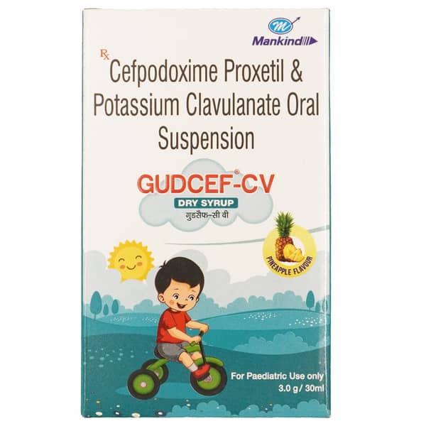 Gudcef Cv Pineapple Flavour Bottle Of 30ml Dry Syrup