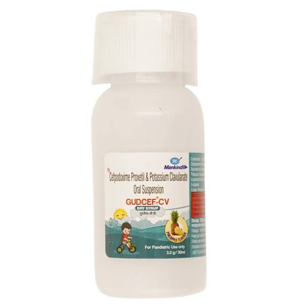 Gudcef Cv Pineapple Flavour Bottle Of 30ml Dry Syrup
