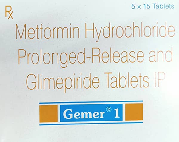 Gemer 1Mg Strip Of 15 Tablets