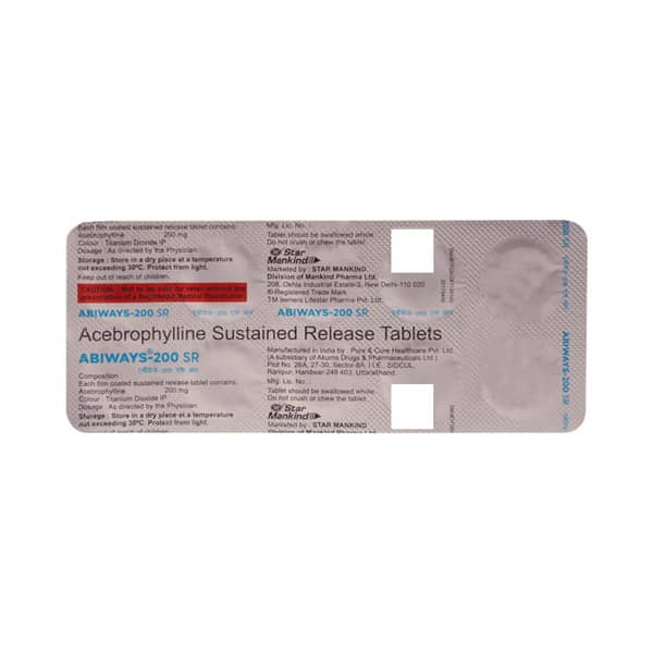 Abiways Sr 200 Strip Of 10 Tablets
