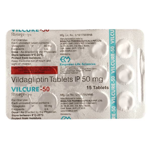 Vilcure 50Mg Strip Of 15 Tablets