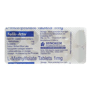 Folik Activ 1Mg Strip Of 10 Tablets
