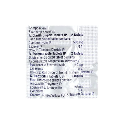 Esogress Hp Strip Of 6 Combikit Tablets