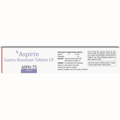 Aspo 75mg Strip Of 14 Tablets
