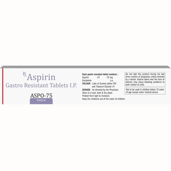 Aspo 75mg Strip Of 14 Tablets