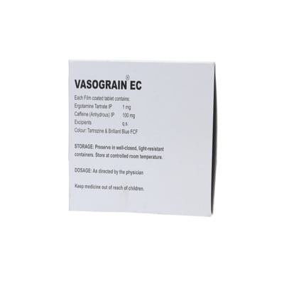 Vasograin Ec Strip Of 20 Tablets