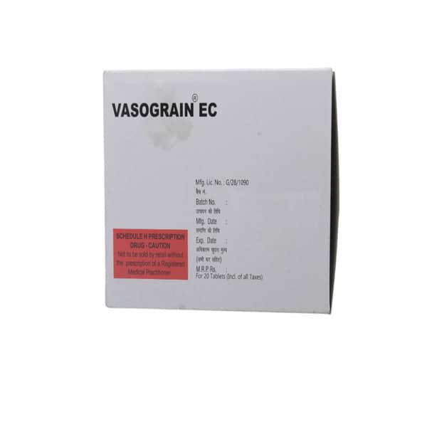 Vasograin Ec Strip Of 20 Tablets