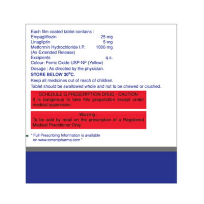 Xilingio M 25/5/1000mg Strip Of 10 Tablets