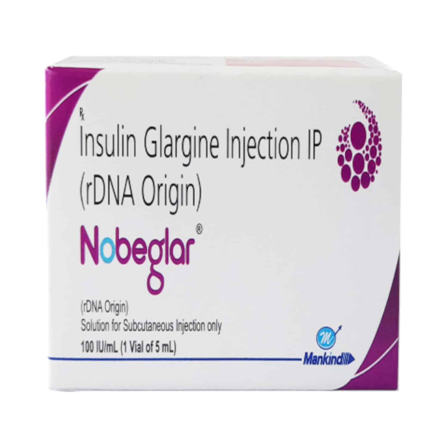 Nobeglar 100 IU/ML Solution For Injection (5): Uses, Side Effects ...