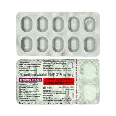 Ivanode C 3.125 Strip Of 10 Tablets