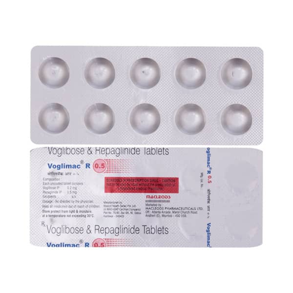Voglimac R 0.5 Strip Of 10 Tablets
