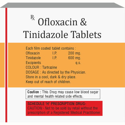 Oflozee Tz Strip Of 10 Tablets