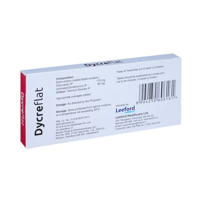 Dycreflat Strip Of 10 Tablets
