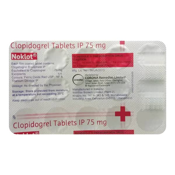Noklot 75Mg Strip Of 15 Tablets