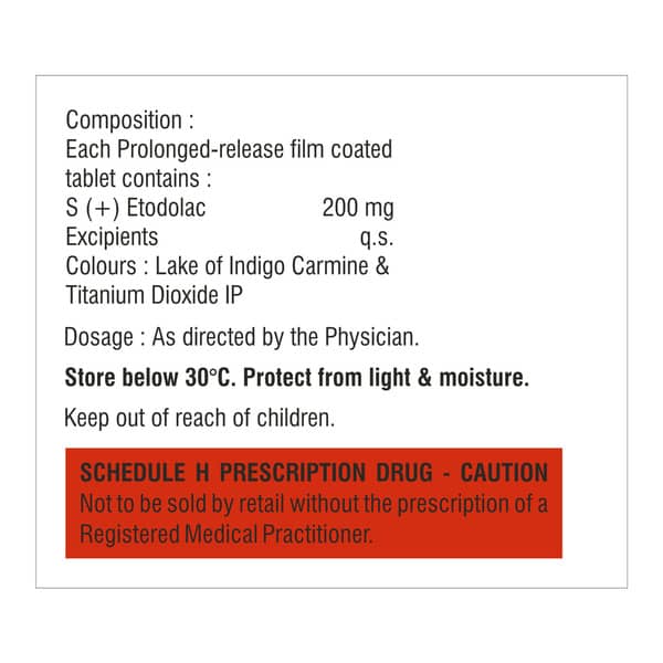 Setolac Er 200mg Strip Of 10 Tablets