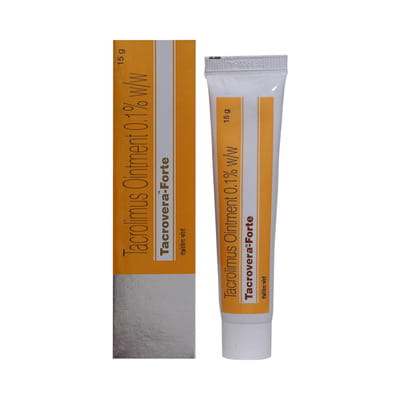 Tacrovera Forte 0.1% Tube Of 50gm Ointment