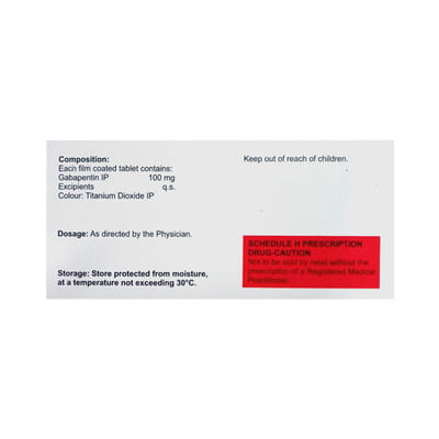 Baga 100mg Strip Of 15 Tablets