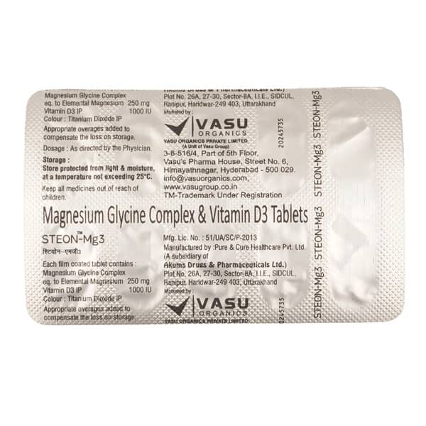 Steon Mg3 Strip Of 10 Tablets