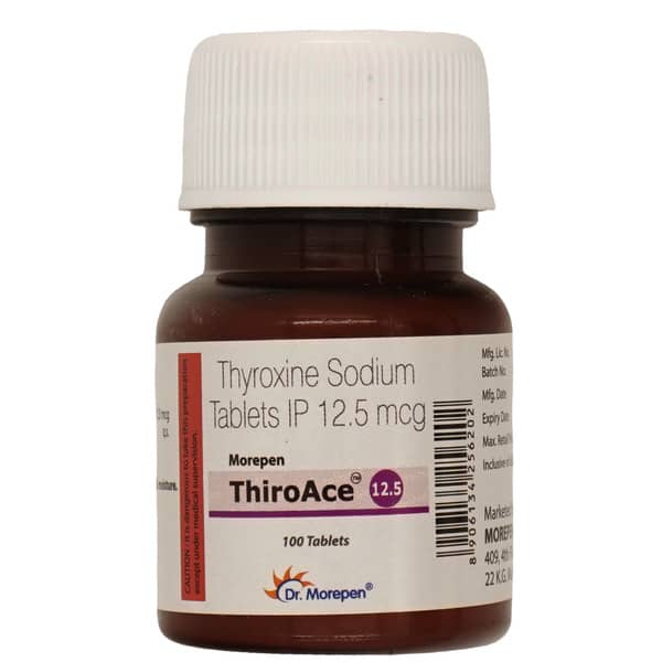 Thiroace 12.5Mcg Bottle Of 100 Tablets