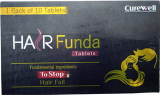 Hair Funda Strip Of 10 Tablets