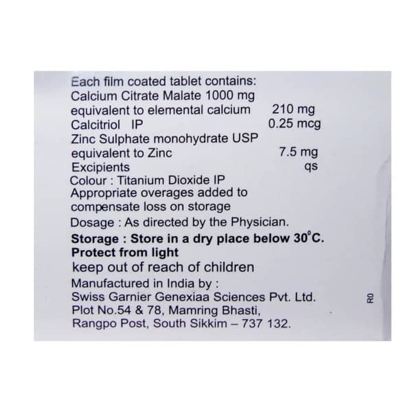 C3 Cal Strip Of 10 Tablets