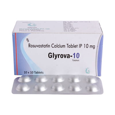 Glyrova 10mg Strip Of 10 Tablets