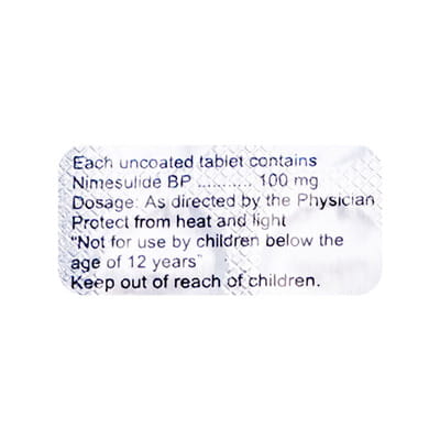 Nodard 100 Mg Strip Of 10 Tablets