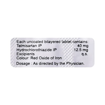 Telicus H 40/12.5mg Strip Of 15 Tablets