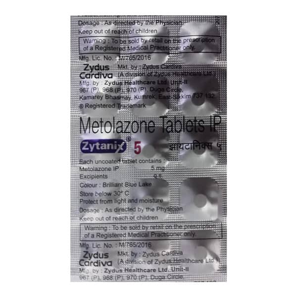 Zytanix 5Mg Strip Of 15 Tablets
