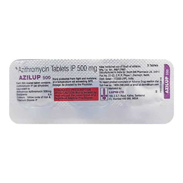 Azilup 500Mg Strip Of 3 Tablets