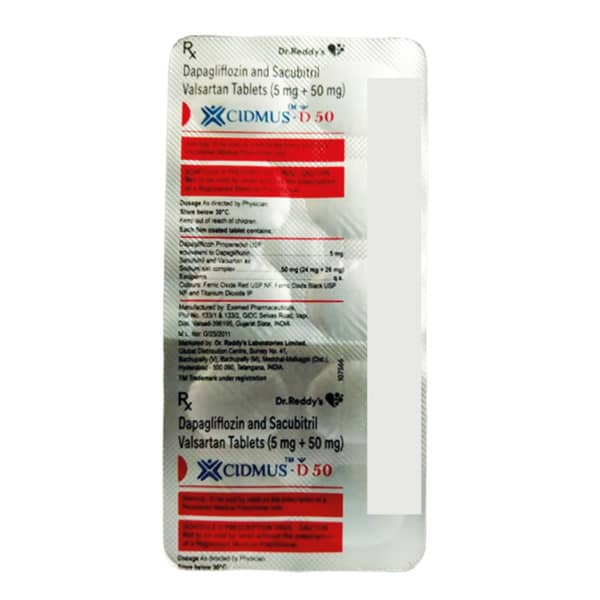 Cidmus D 50Mg Strip Of 10 Tablets