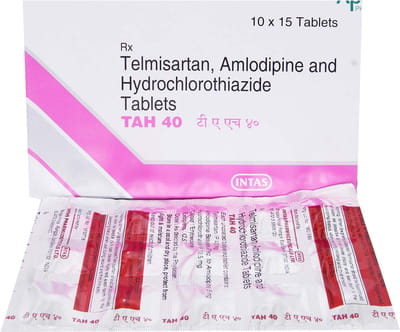 Tah 40mg Strip Of 15 Tablets