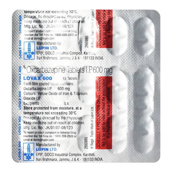 Lovax 600mg Strip Of 15 Tablets