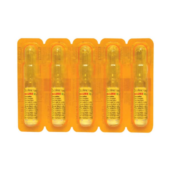 New Diclowin Aq Ampoule Of 1Ml Injection