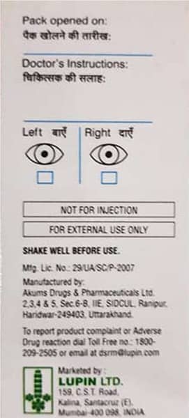 Nepablu Bf Bottle Of 5ml Eye Drops