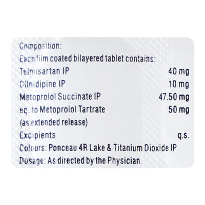 Metosartan Ln 50mg Strip Of 10 Tablets