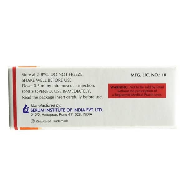 Cervavac Vial Of 0.5Ml Suspension For Vaccine