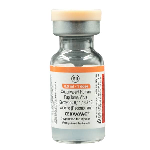 Cervavac Vial Of 0.5Ml Suspension For Vaccine