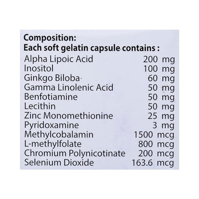 Maxnerve Gold Strip Of 10 Capsules
