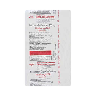 Itrafung 200mg Strip Of 10 Capsules