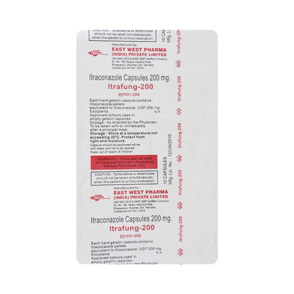 Itrafung 200mg Strip Of 10 Capsules