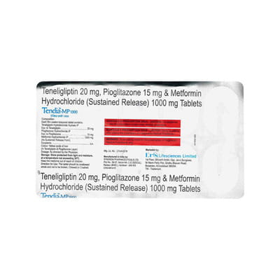 Tendia Mp 1000mg Strip Of 10 Tablets