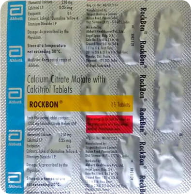 Rockbon Strip Of 15 Tablets