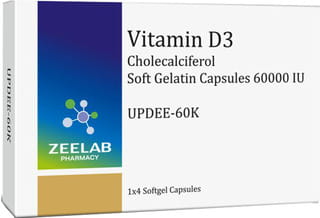 Updee 60k Strip Of 4 Capsules